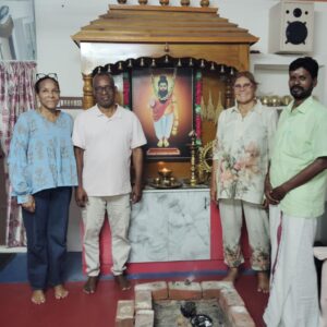 Devotees visiting Agathiyar Nadi Astrology Center after homam ritual in Vaitheeswaran Koil