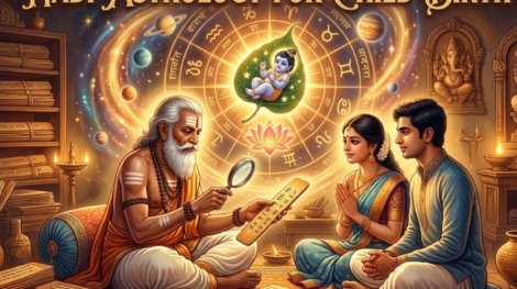 Nadi astrology for child birth reveals parenthood timing, family blessings, and spiritual remedies through palm leaf readings.